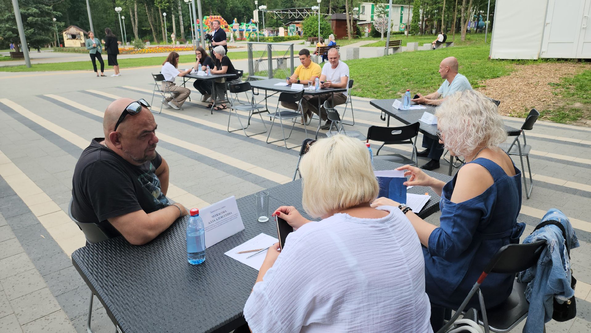 кашира, выездная администрация, городской парк, сво, гуманитаная помощь, рации, связь, херсонская область,