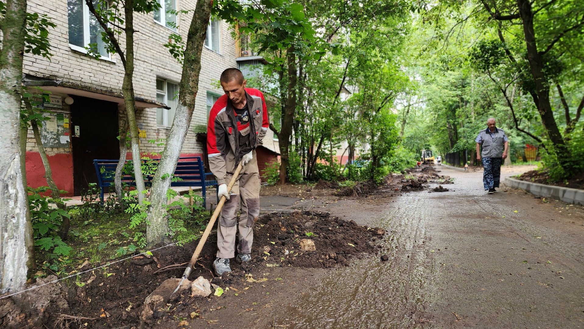 комплексное благоустройство дворов, Лосино-Петровский, благоустройство,