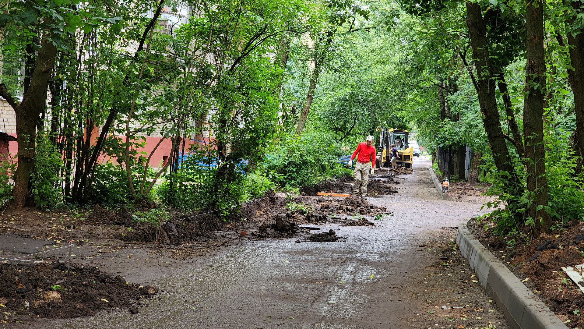 комплексное благоустройство дворов, Лосино-Петровский, благоустройство,