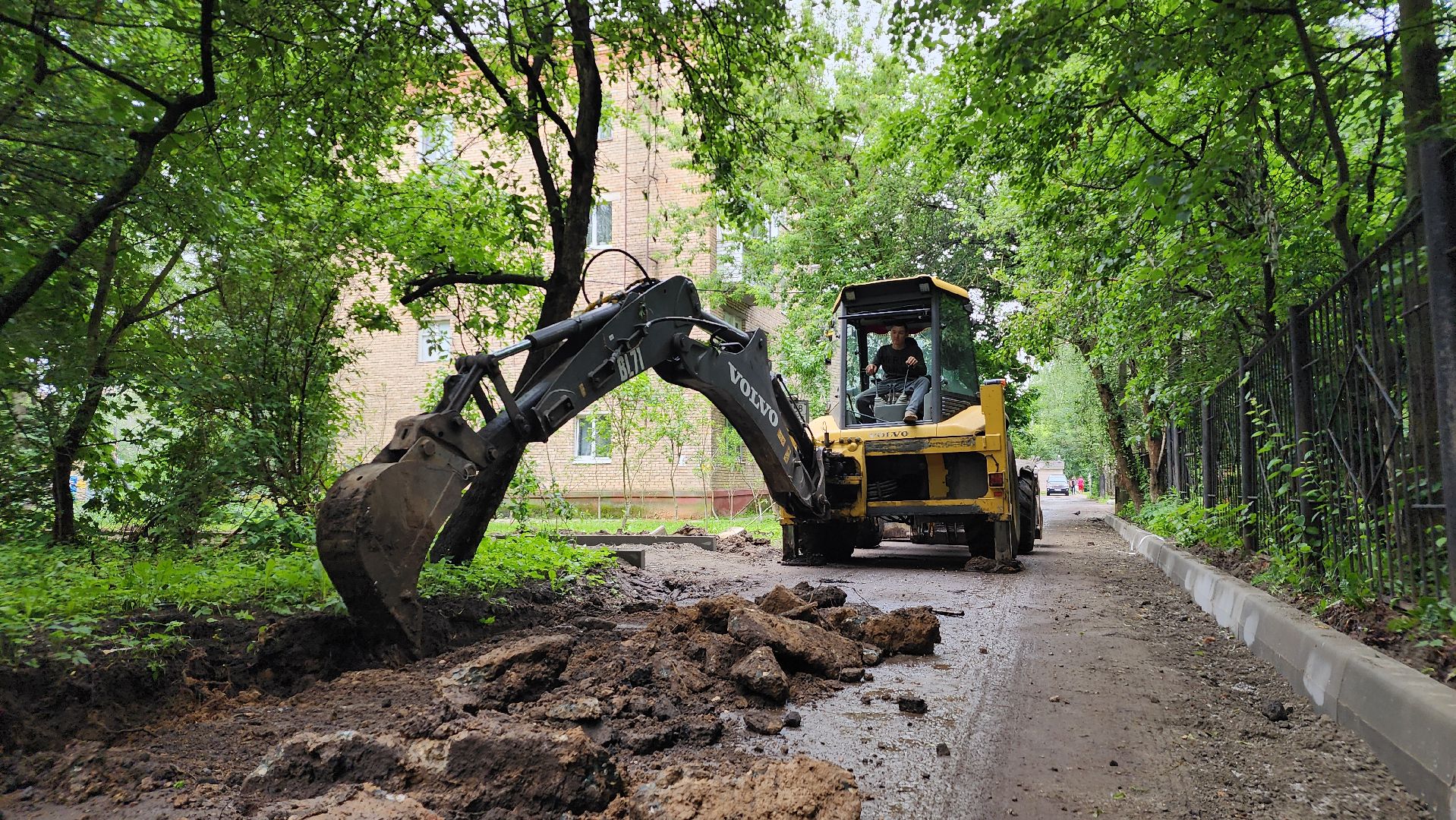 комплексное благоустройство дворов, Лосино-Петровский, благоустройство,