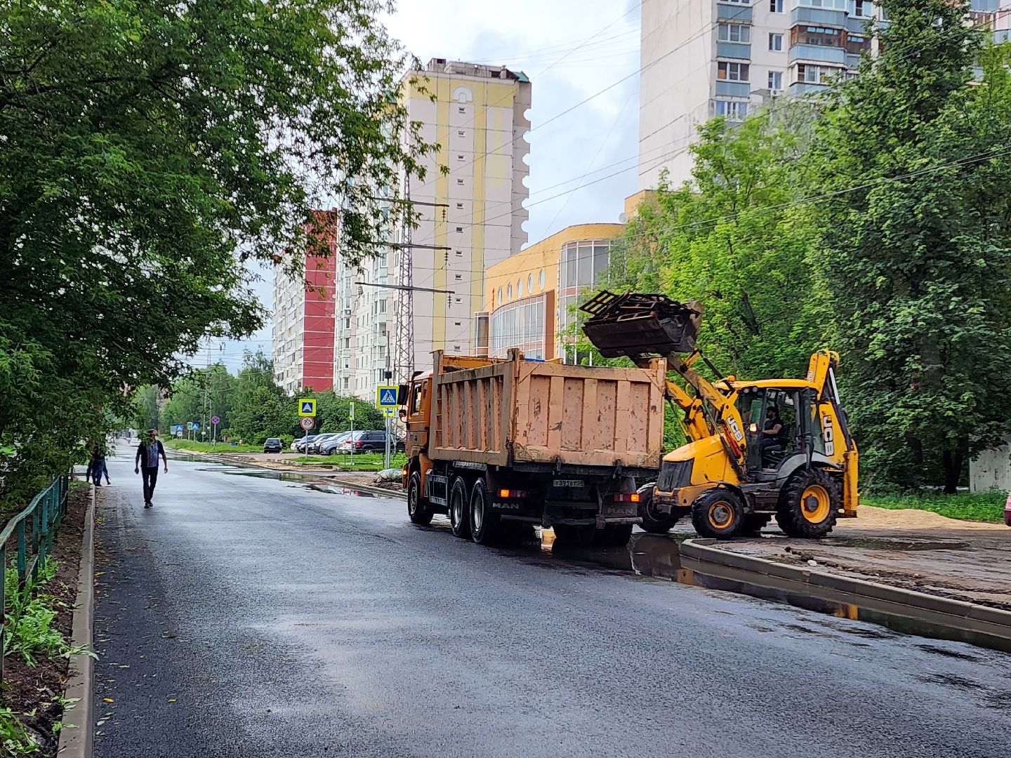 Лобня, ремонт дорог, Благоустройство,