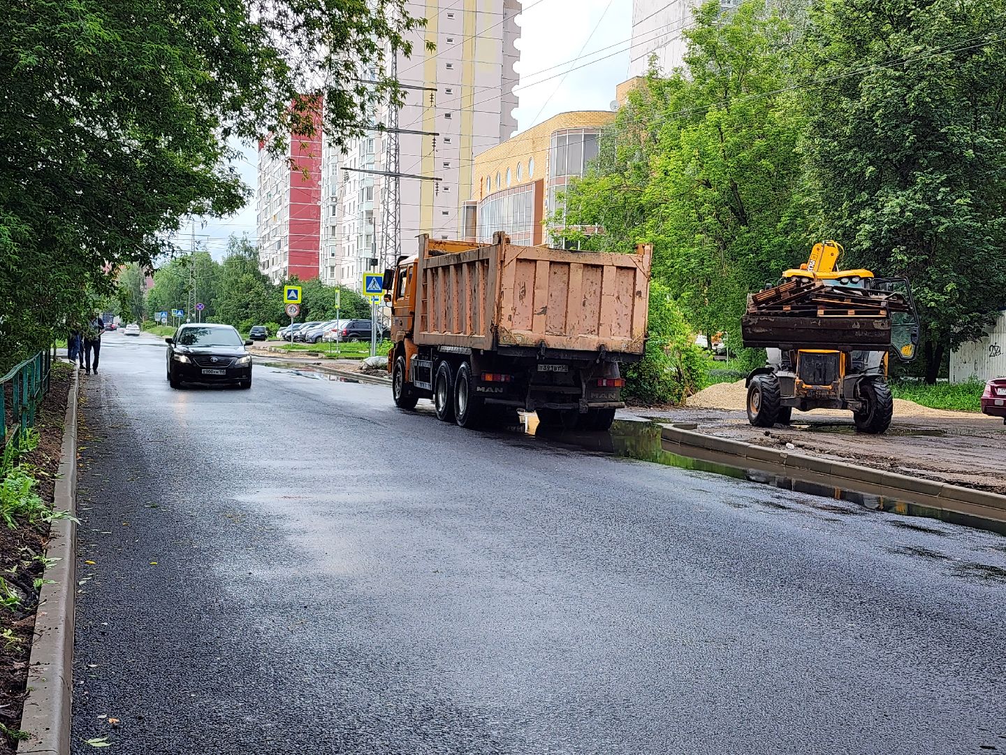 Лобня, ремонт дорог, Благоустройство,