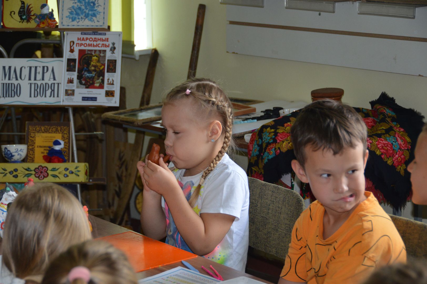 шатура, культурная шатура, народное творчество, фарфор, лепка, дети,