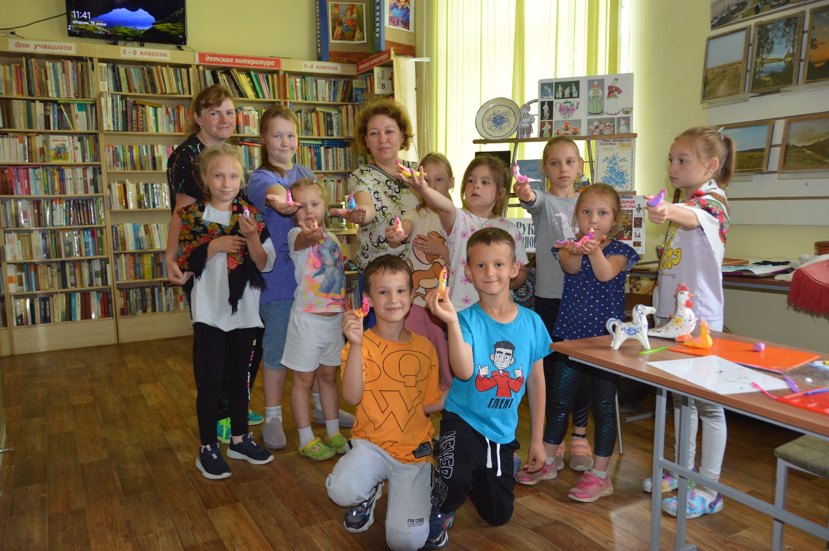 шатура, культурная шатура, народное творчество, фарфор, лепка, дети,