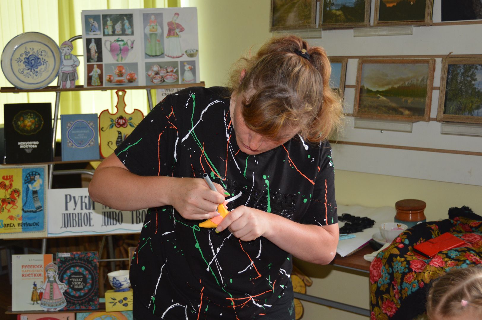 шатура, культурная шатура, народное творчество, фарфор, лепка, дети,