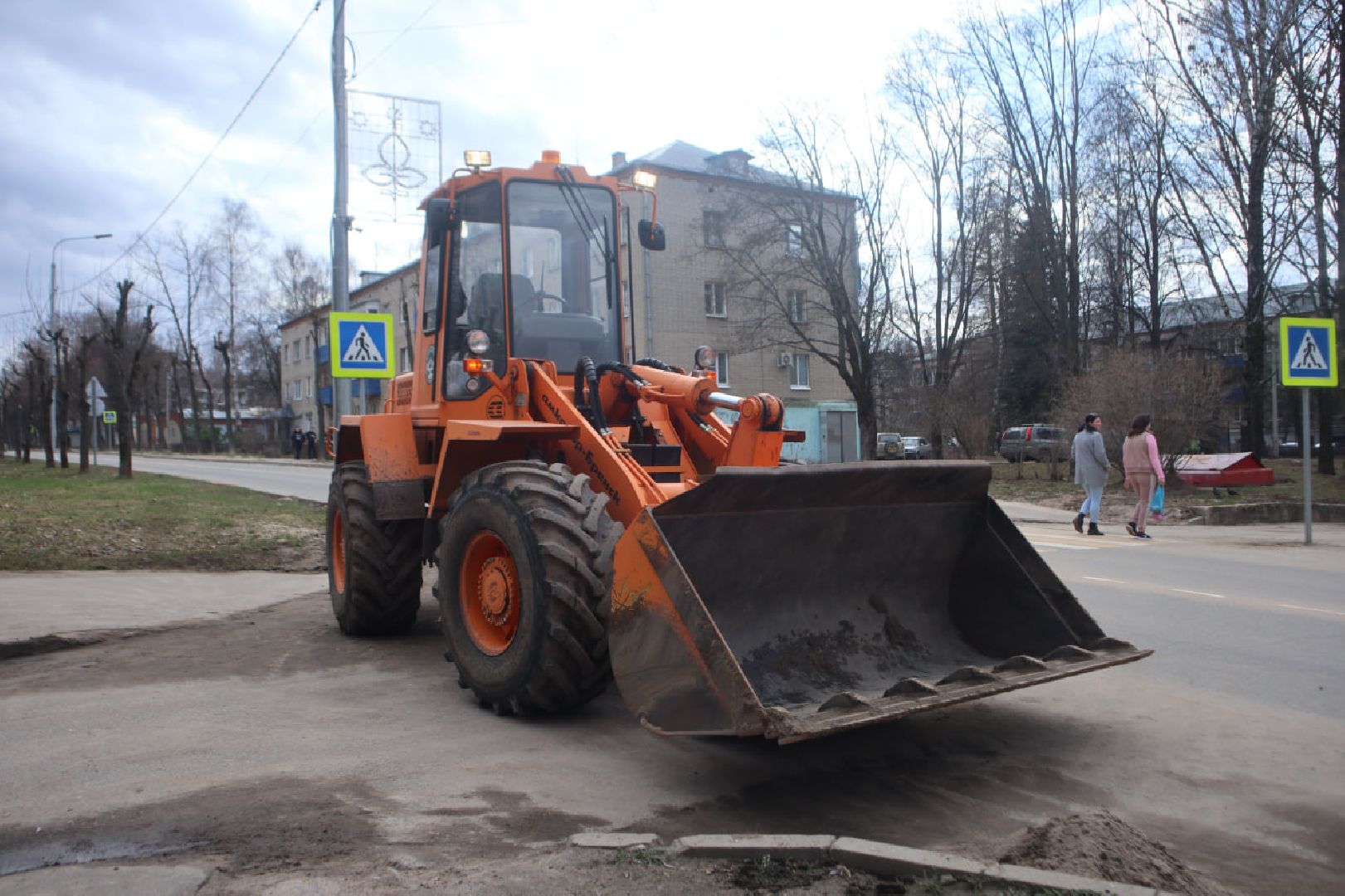 Благоустройство, Пущино, уборка дорог