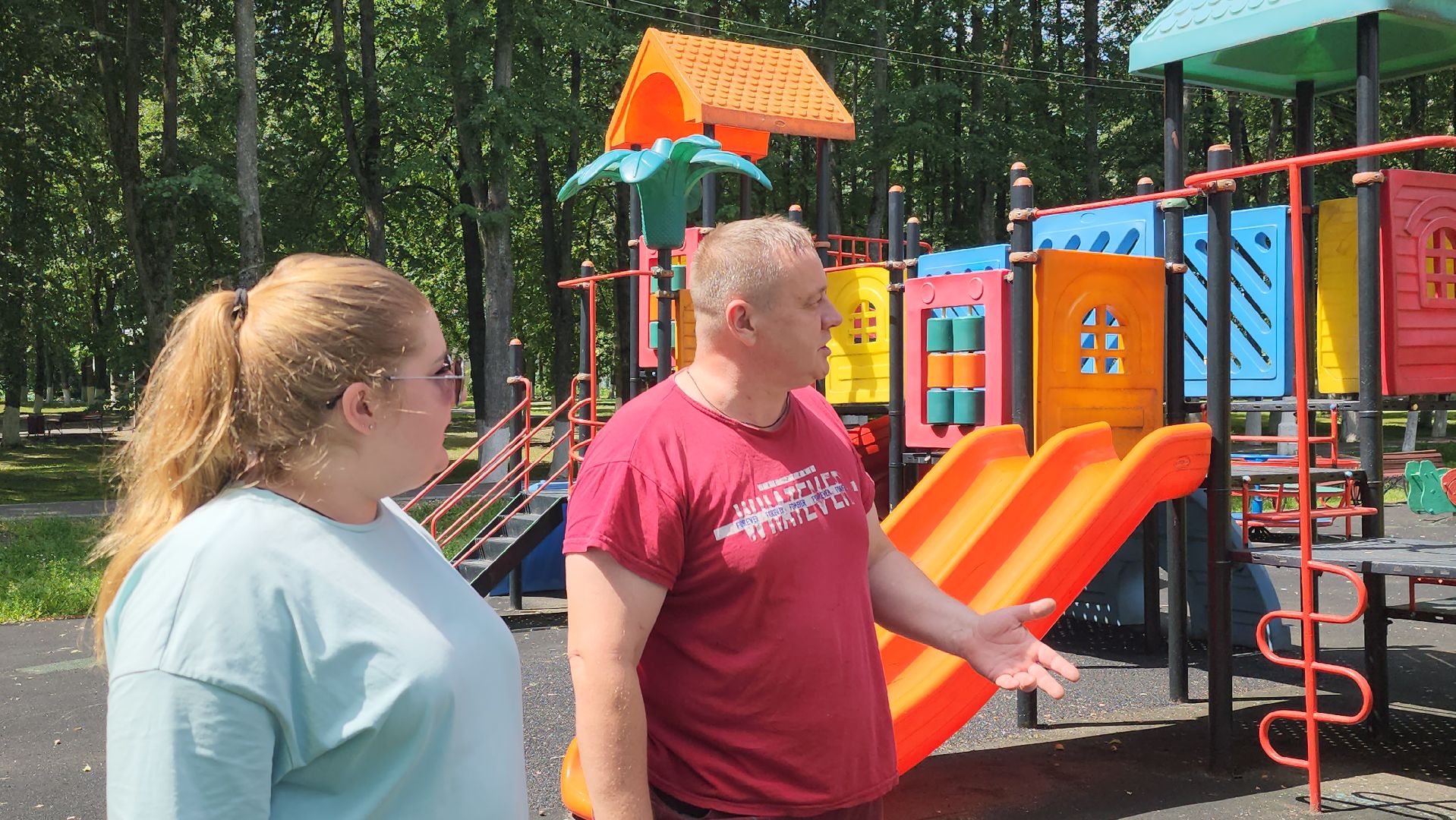 Павловский Посад, Городской округ Павловский Посад, Люди, Жители,Площадка, Ремонт,