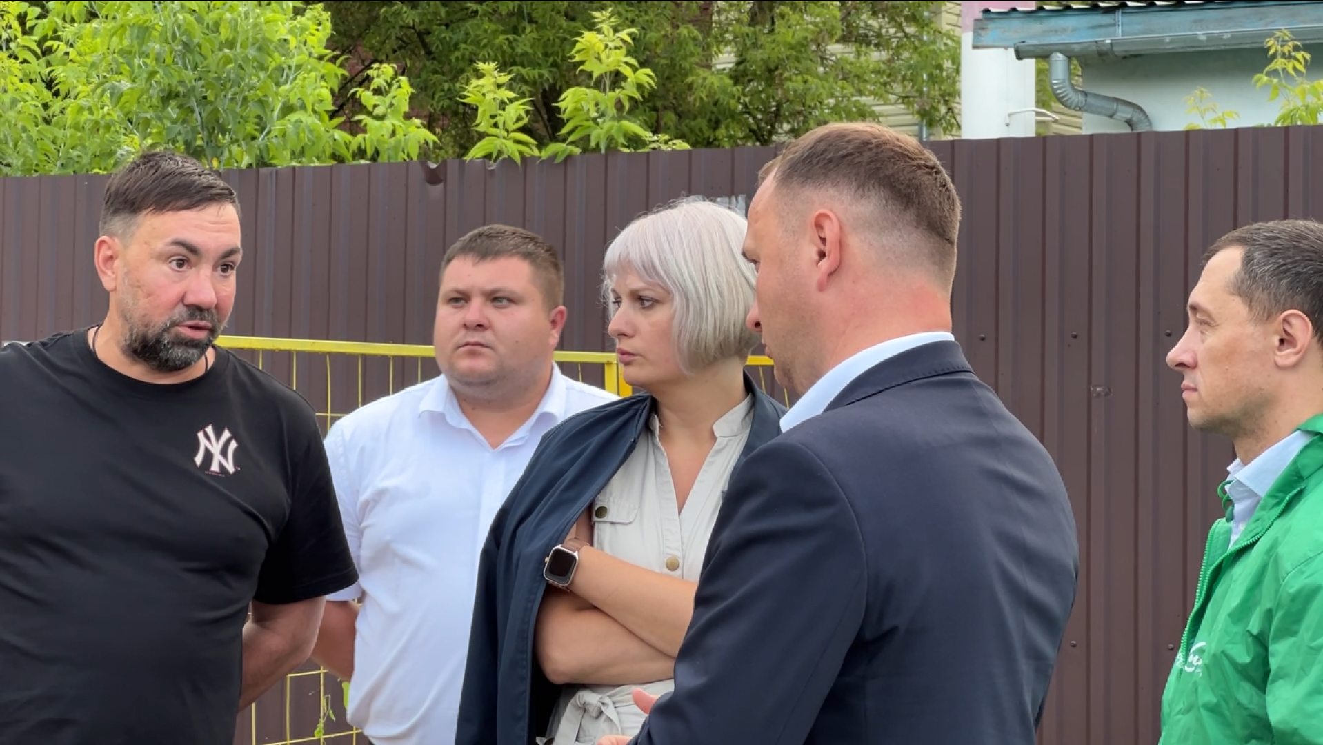 химки, жкх, осмотр хода работ, обход территории, прорыв трубы,