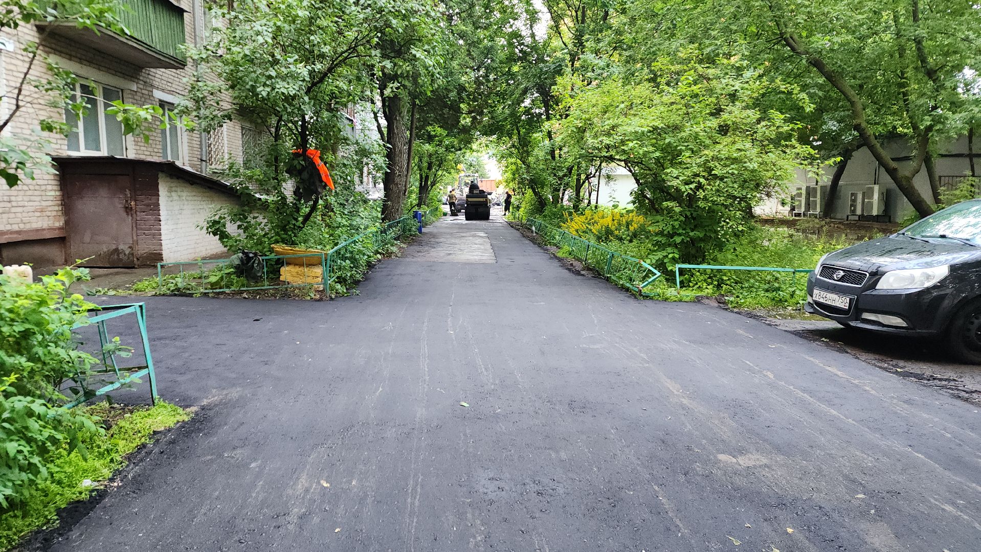 пушкино, ямочный ремонт, дворовая территория, ремонтные работы,