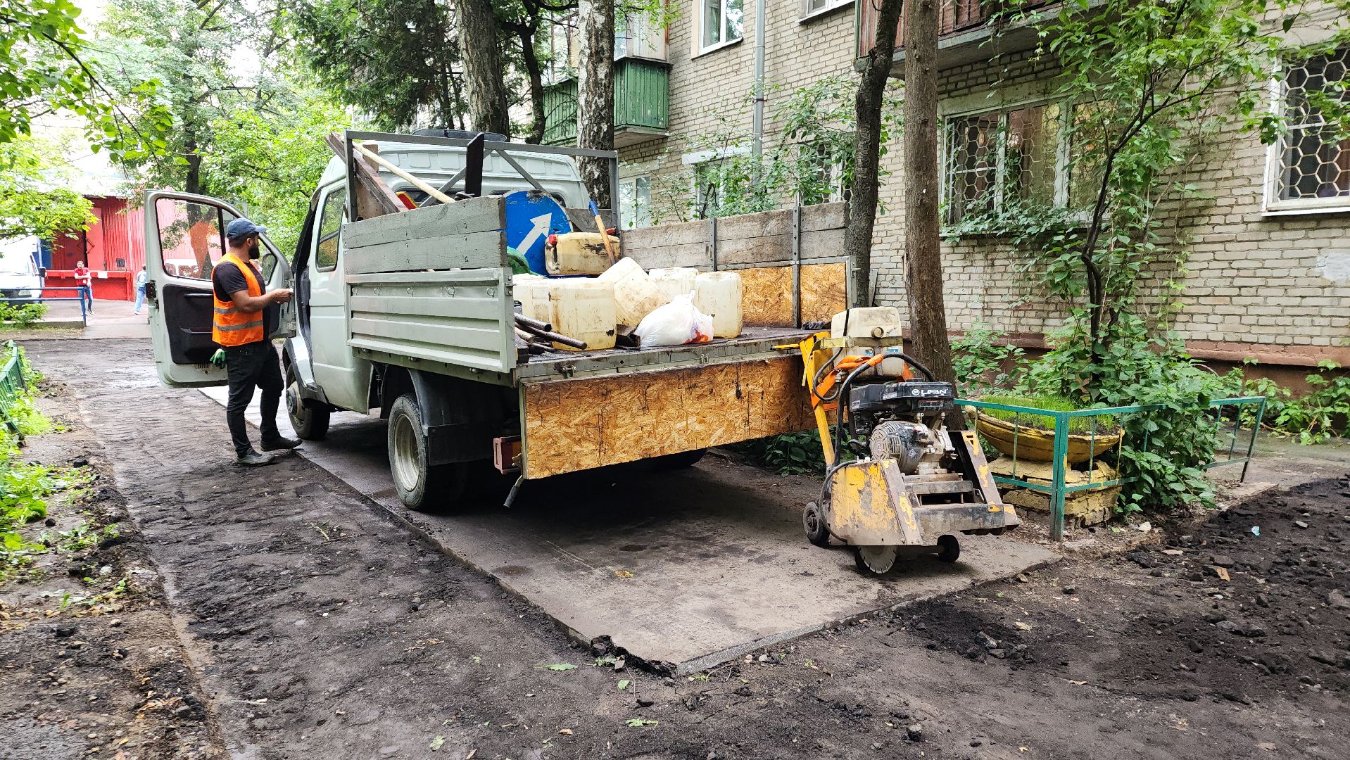 пушкино, ямочный ремонт, дворовая территория, ремонтные работы,