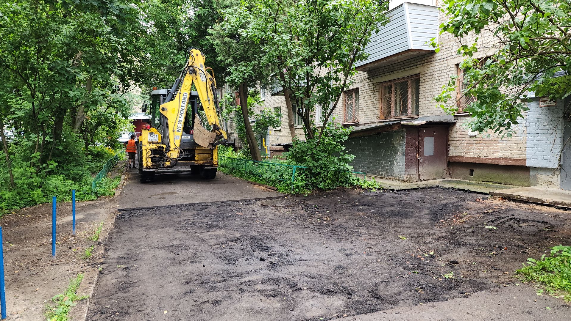 пушкино, ямочный ремонт, дворовая территория, ремонтные работы,