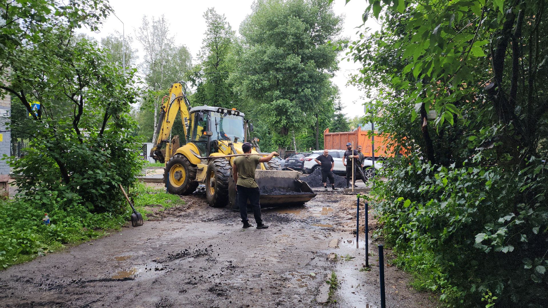 пушкино, ямочный ремонт, дворовая территория, ремонтные работы,