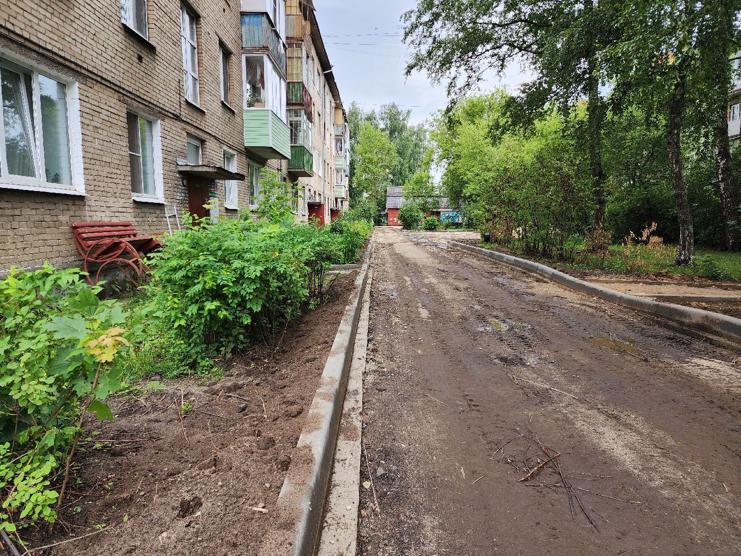 раменское, благоустройство 2023, комплексное благоустройство дворов на улице Коминтерна,