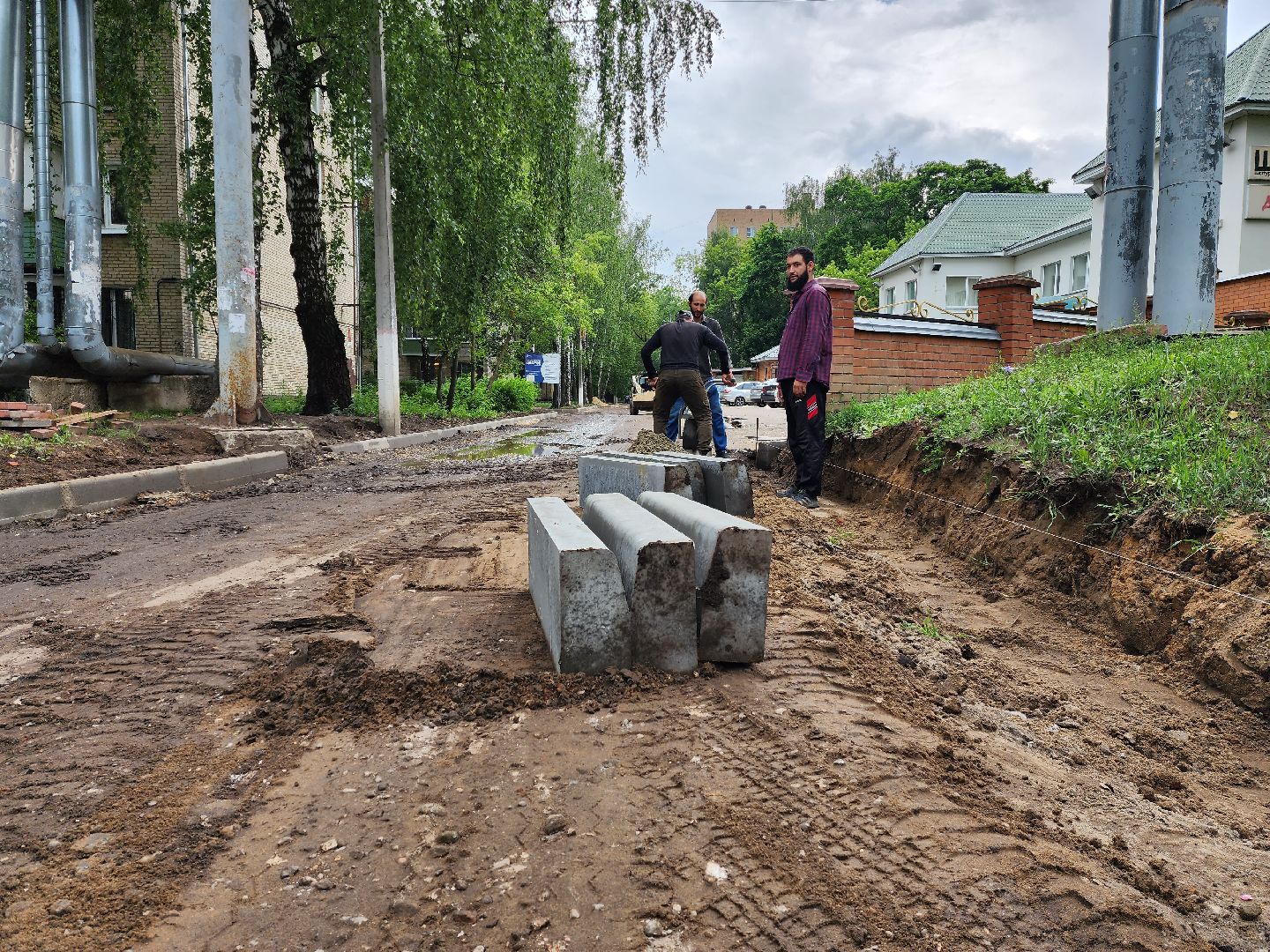 раменское, благоустройство 2023, комплексное благоустройство дворов на улице Коминтерна,