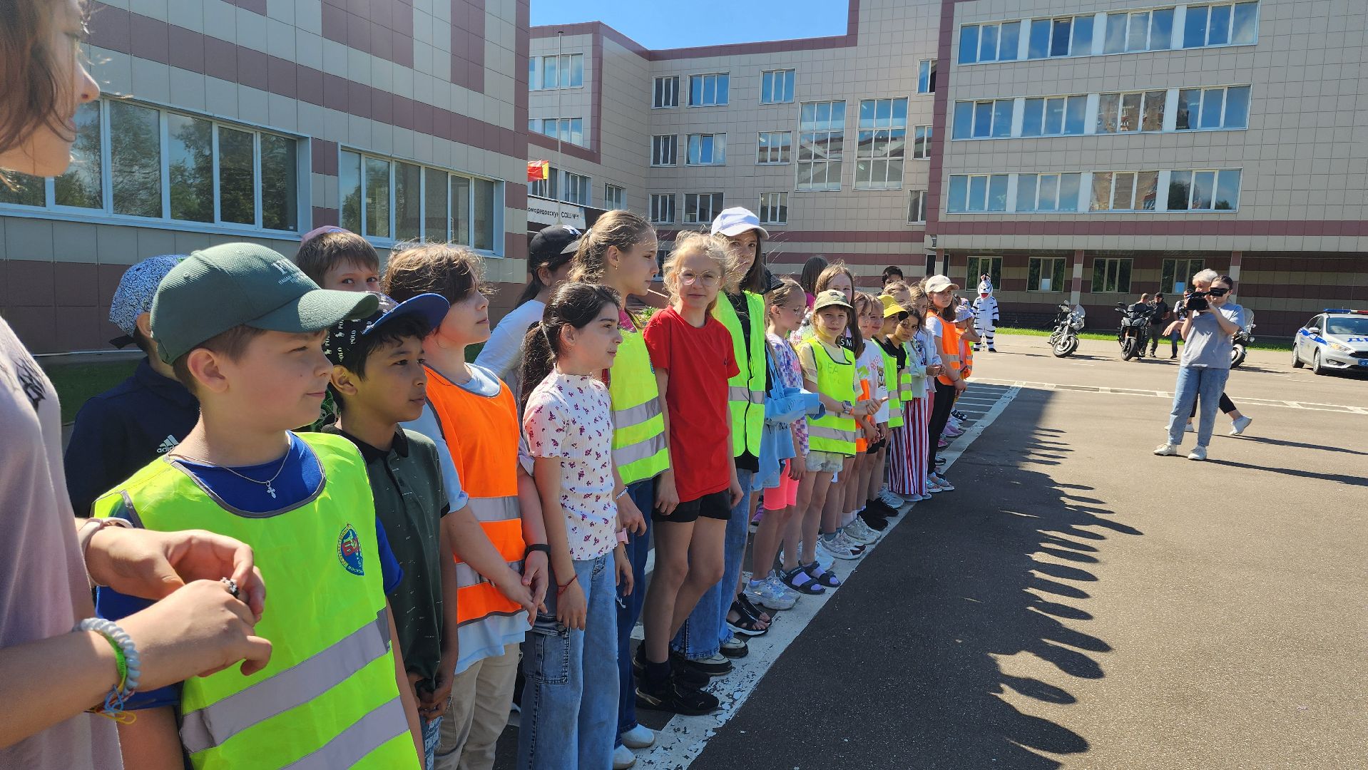рейд безопасности, ОГИБДД, ПДД, Школьный лагерь, Подмосковье, Домодедово, профилактика бдд, Дети, Зебра, Пешеходный переход,