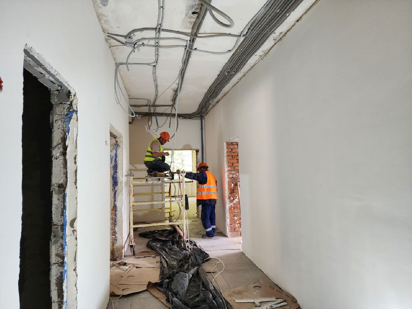 Солнечногорск, Ремонт, Капитальный ремонт, Школа, Рабочие,