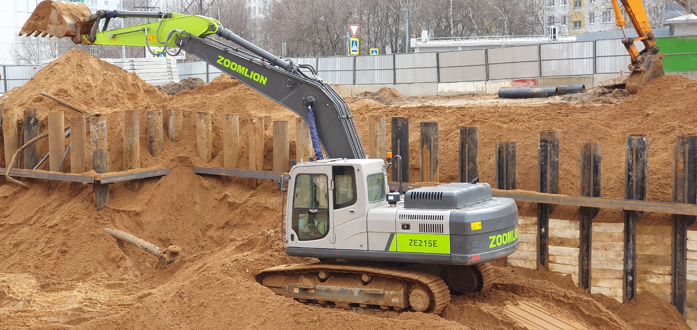 Строительство, поликлиника, Котельники, Подмосковье, нулевой цикл