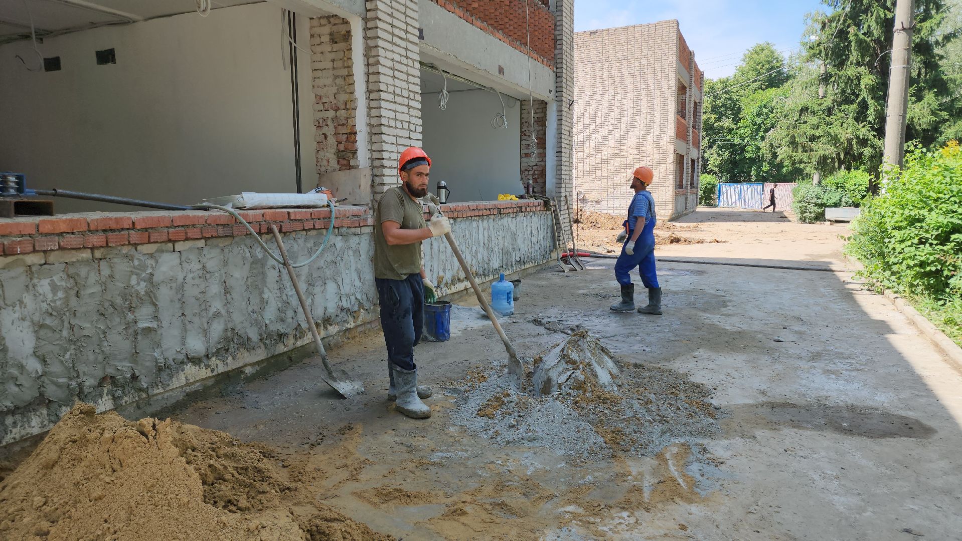 кашира, ожерелье, капитальный ремонт, детский сад, укрепление фундамента, дренаж, теплый пол, вентиляция, малые архитектурные формы,