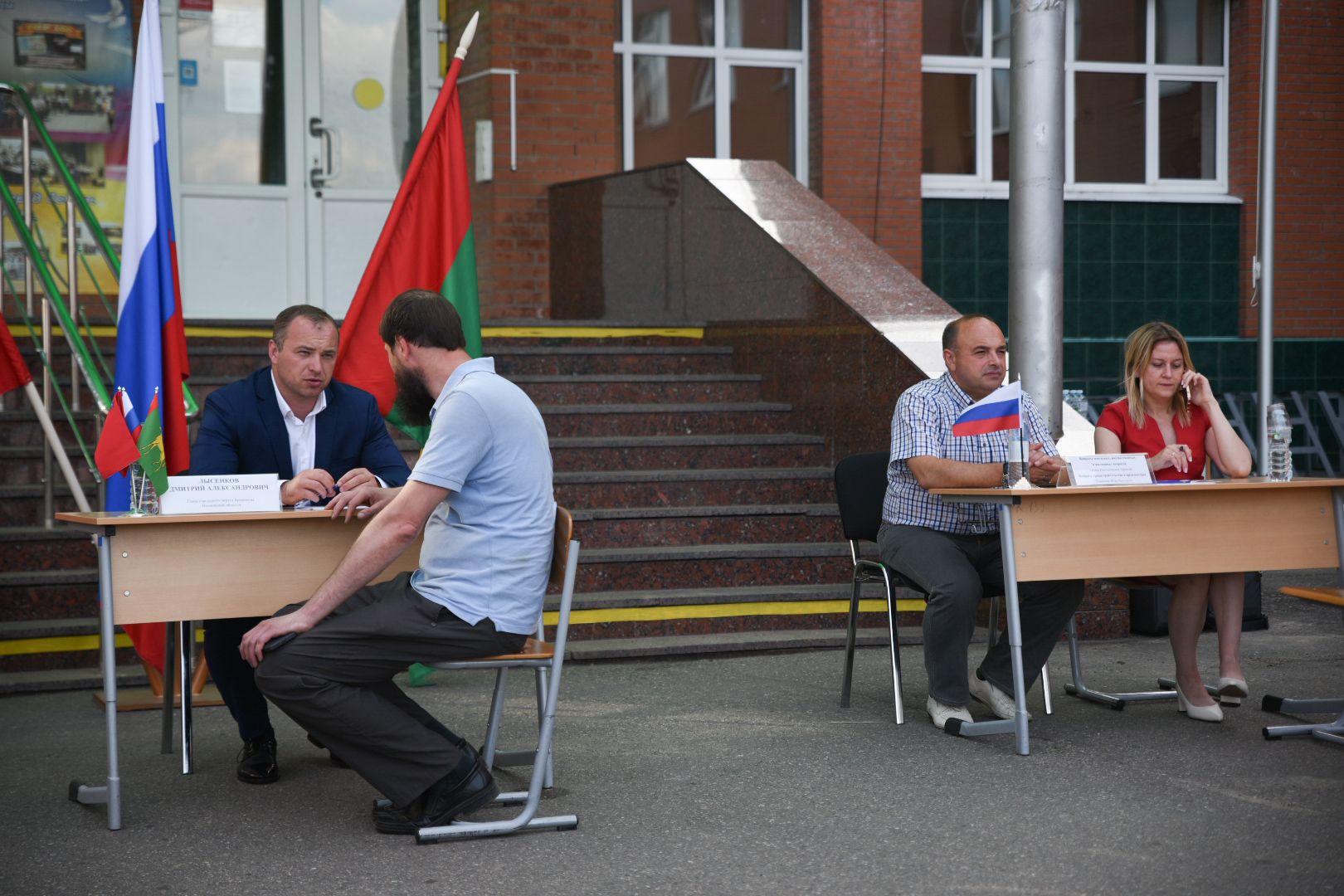 Бронницы, Выездная администрация, Встреча с жителями, Вопросы к администрации, Остановка общественного транспорта,