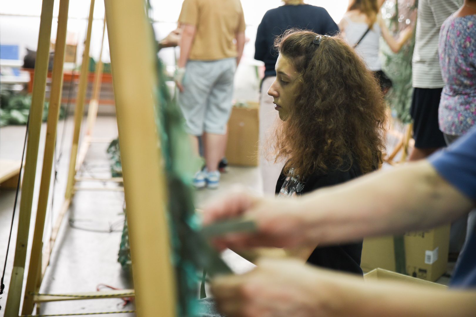 Бронницы, Умные каникулы, Школьники плетут масксеси, Волонтеры, Добрые дела,