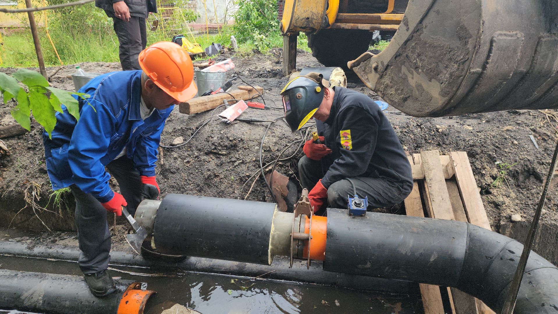 шатура, замена трубопровода, замена труб отопления, жкх, жкх и благоустройство, жкх подмосковье, шатурская грэс,