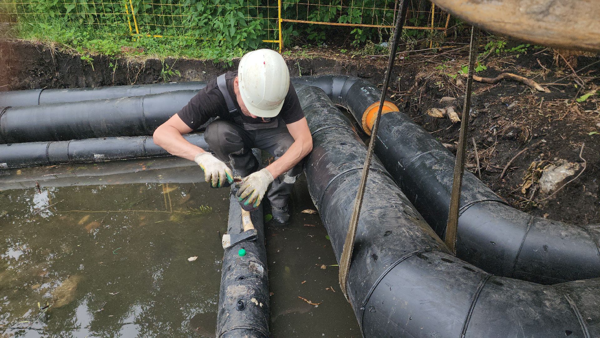 шатура, замена трубопровода, замена труб отопления, жкх, жкх и благоустройство, жкх подмосковье, шатурская грэс,