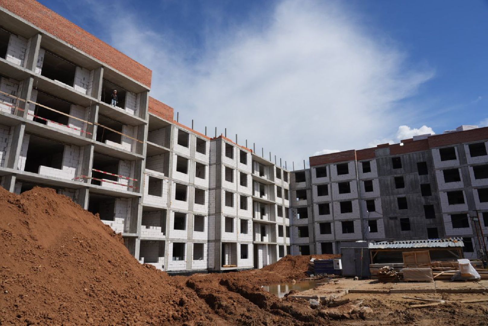 Переселения из аварийного жилья, Стройка, Краснозаводск, ЖКХ, Газпром теплоэнерго МО, Тепло, Сети,