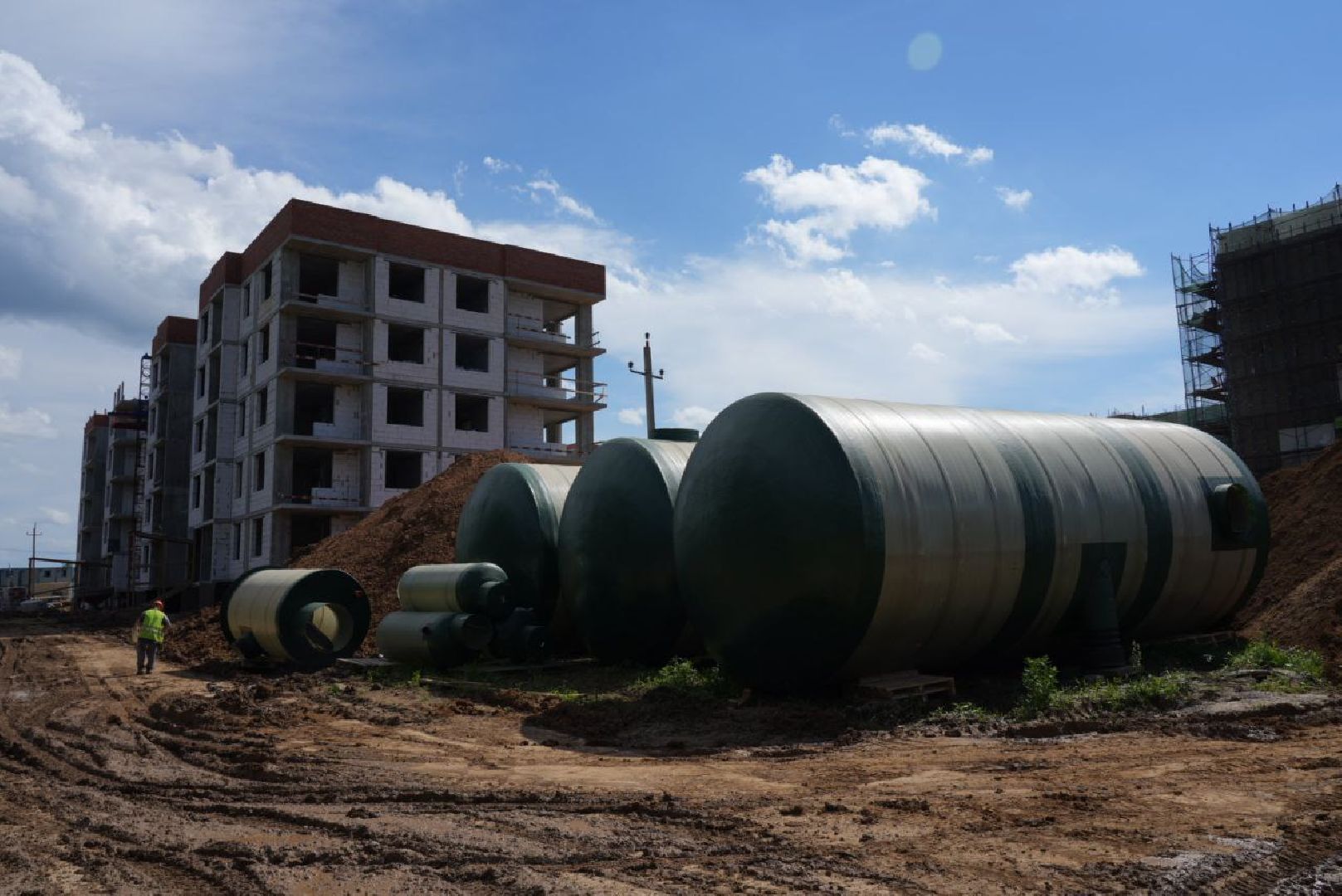 Переселения из аварийного жилья, Стройка, Краснозаводск, ЖКХ, Газпром теплоэнерго МО, Тепло, Сети,