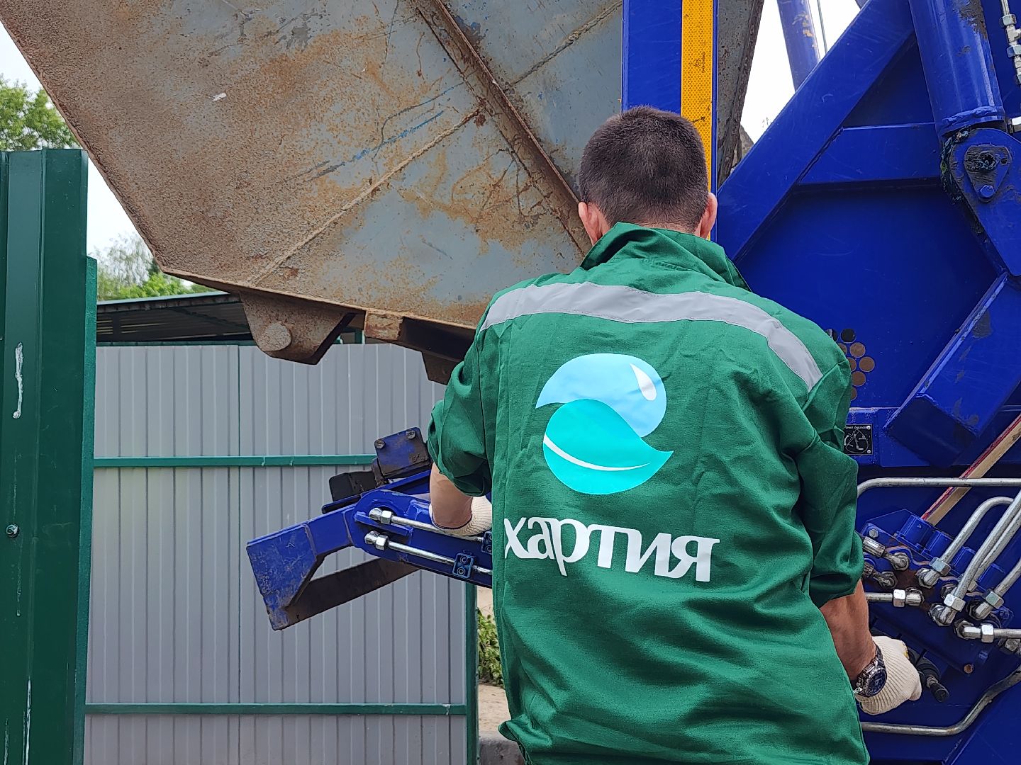 контейнерная площадка, вывоз мусора, уборка мусора, Старая Купавна, Богородский городской округ,