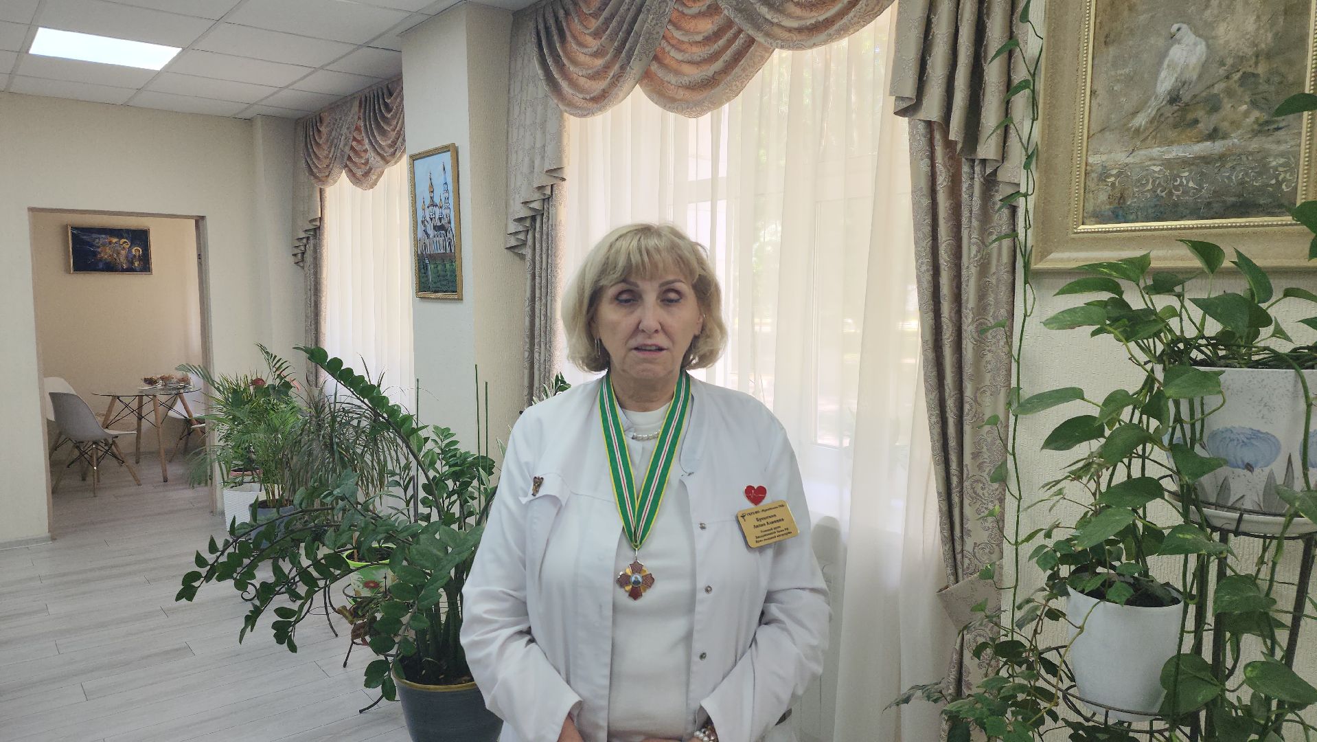 Знак преподобного Сергия Радожнежского, награда, Лилия Бусыгина, сергий радонежский, Жуковская ОКБ, главврач,