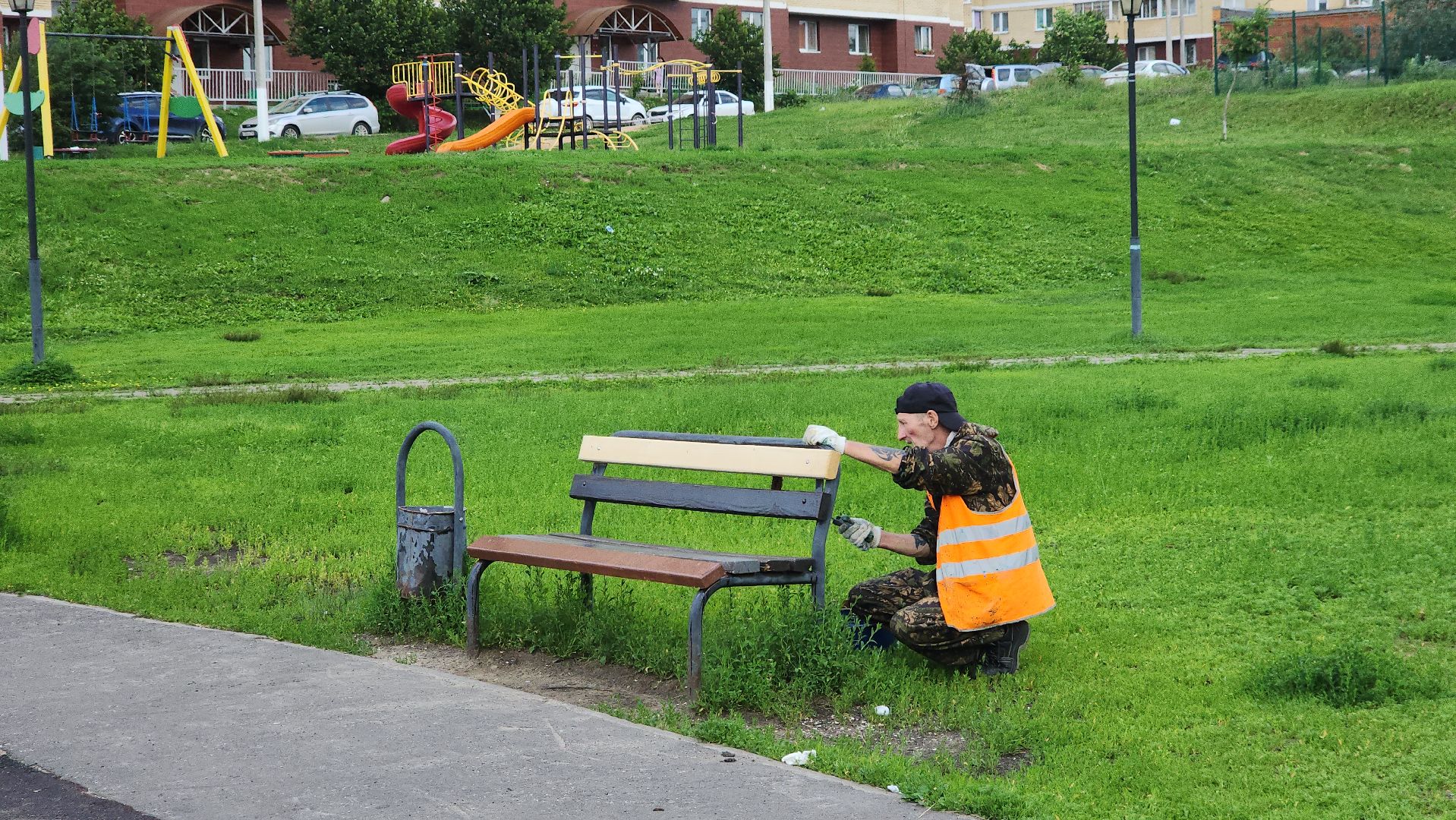 ивантеевка, детская площадка, ремонт, ремонт детских площадок, благоустройсво, зона отдыха,
