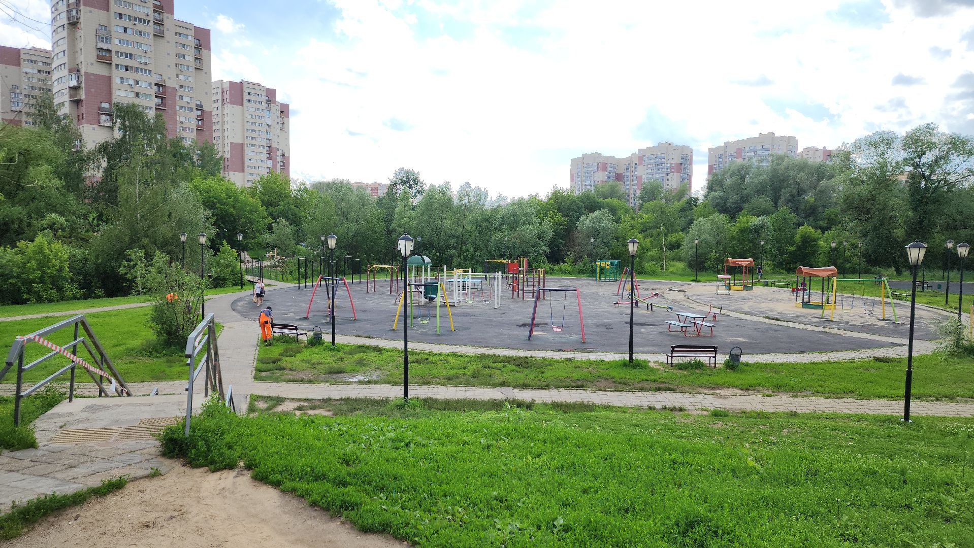 ивантеевка, детская площадка, ремонт, ремонт детских площадок, благоустройсво, зона отдыха,