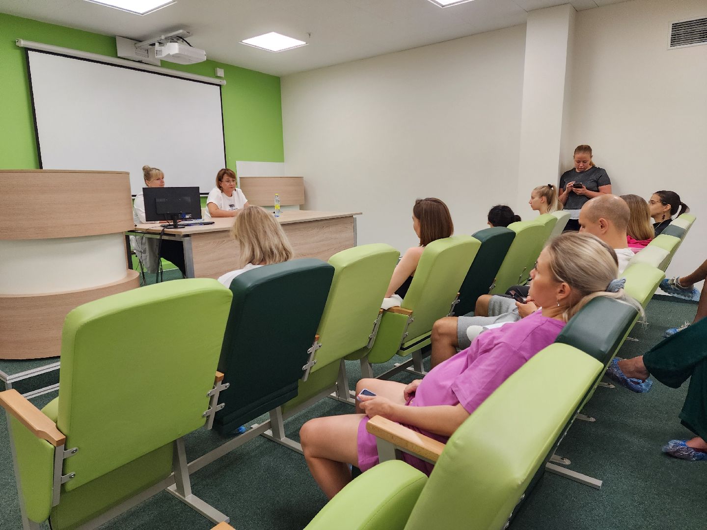 раменское, медицина, центр материнства и детства, школа матерей, занятие по теме соцподдержки,