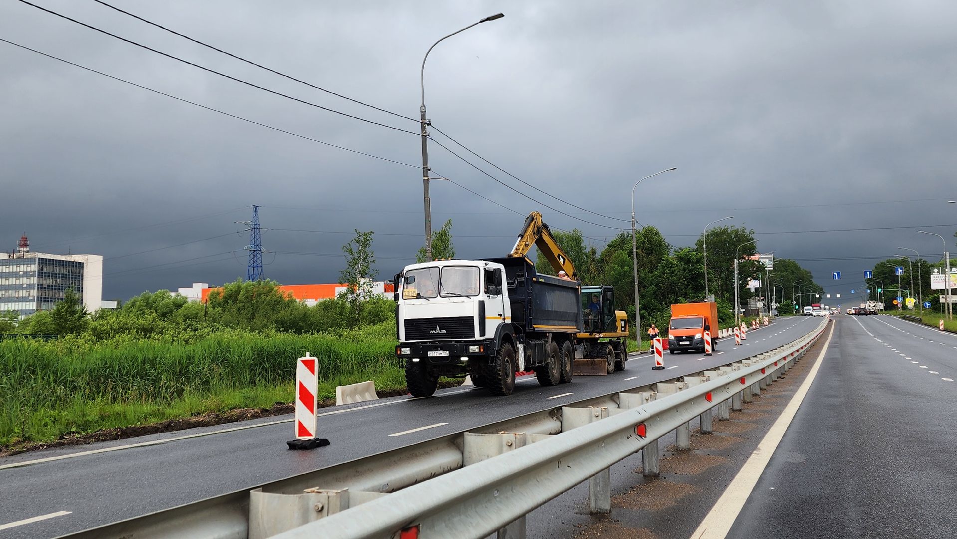 Солнечногорск, ленинградское шоссе, дороги, ливневая канализация,