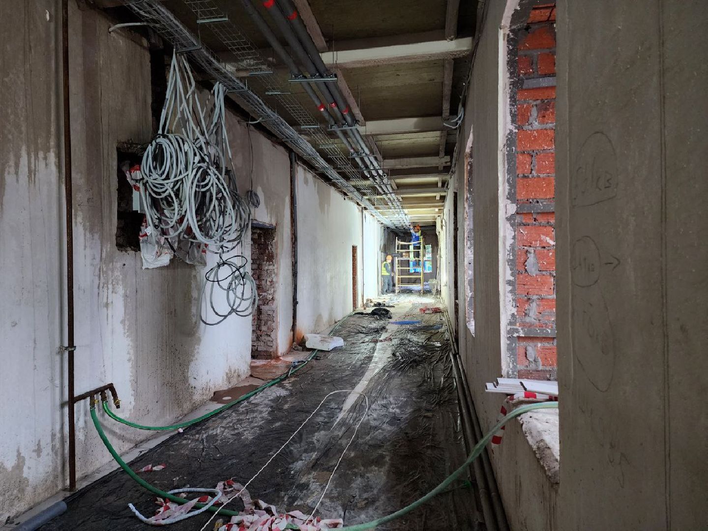 Солнечногорск, Ремонт, Ремонт школы, Капитальный ремонт, Рабочие,