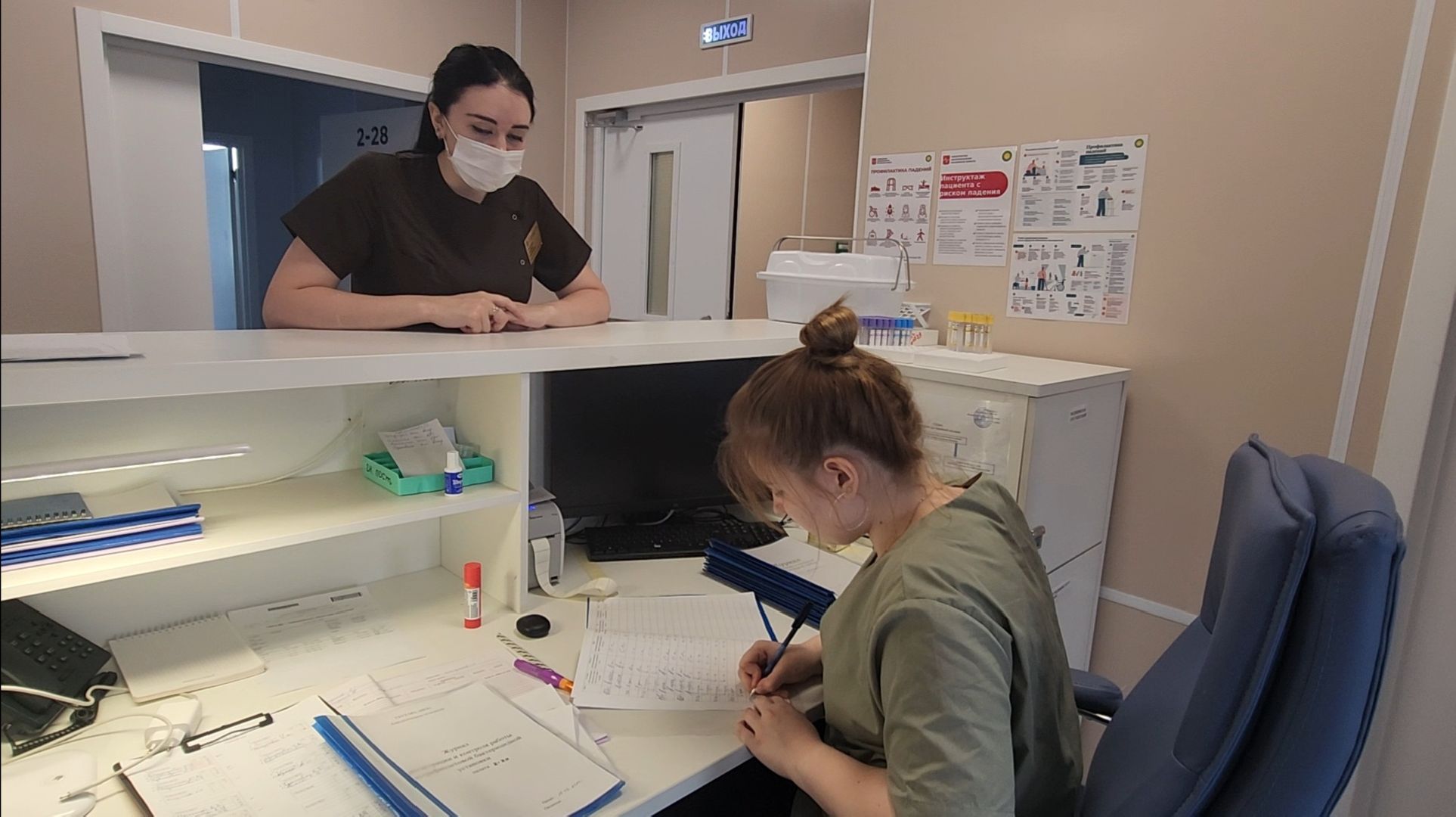 студенты медколледжа, практика,