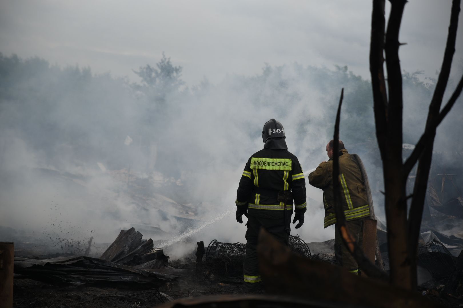 Заворово, Бронницкие пожарные, Тушение пожара, Возгорание сараев, Раменский округ,