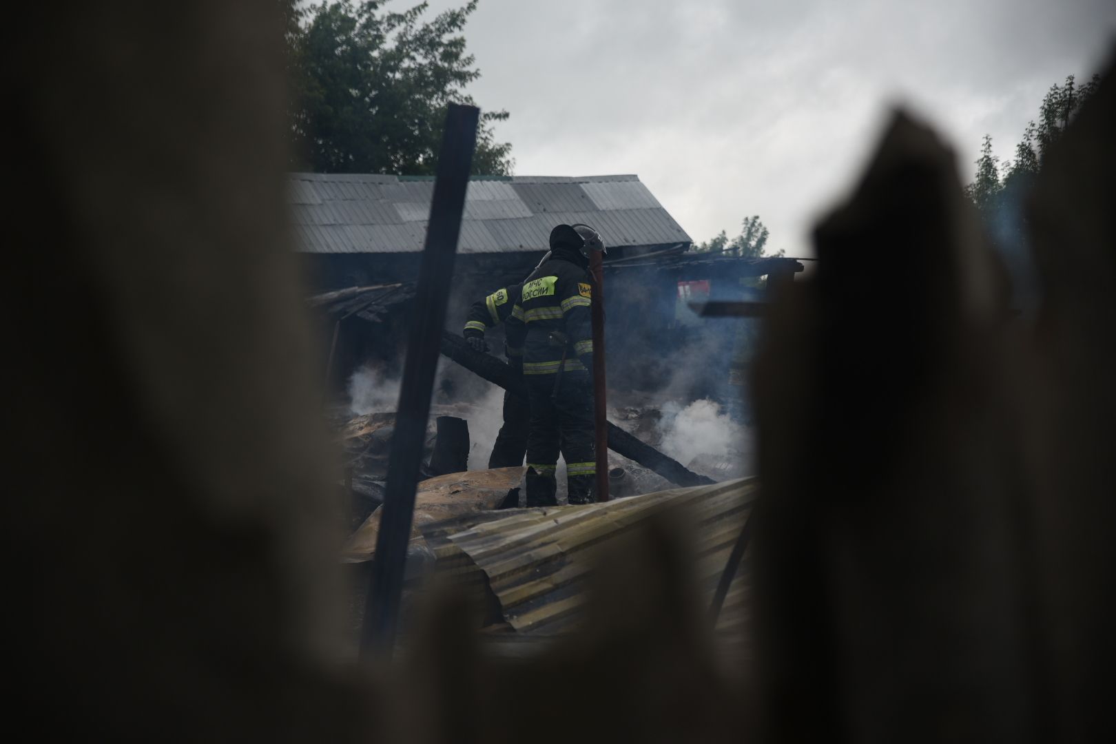 Заворово, Бронницкие пожарные, Тушение пожара, Возгорание сараев, Раменский округ,