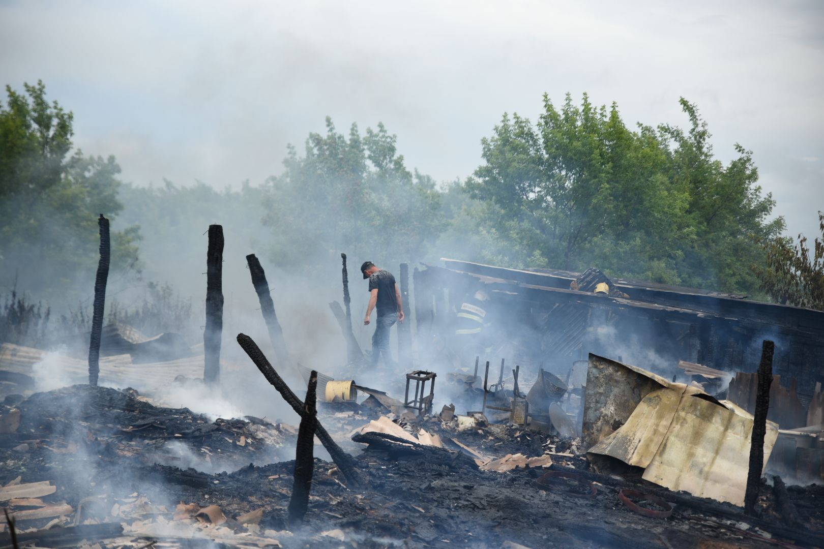 Заворово, Бронницкие пожарные, Тушение пожара, Возгорание сараев, Раменский округ,
