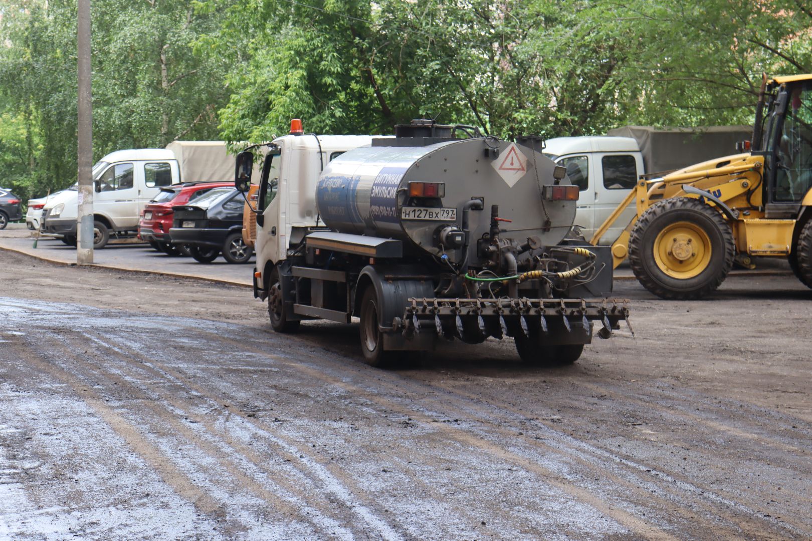 дзержинский, лесная 19, асфальт, благоустройство, Андроник Пак,