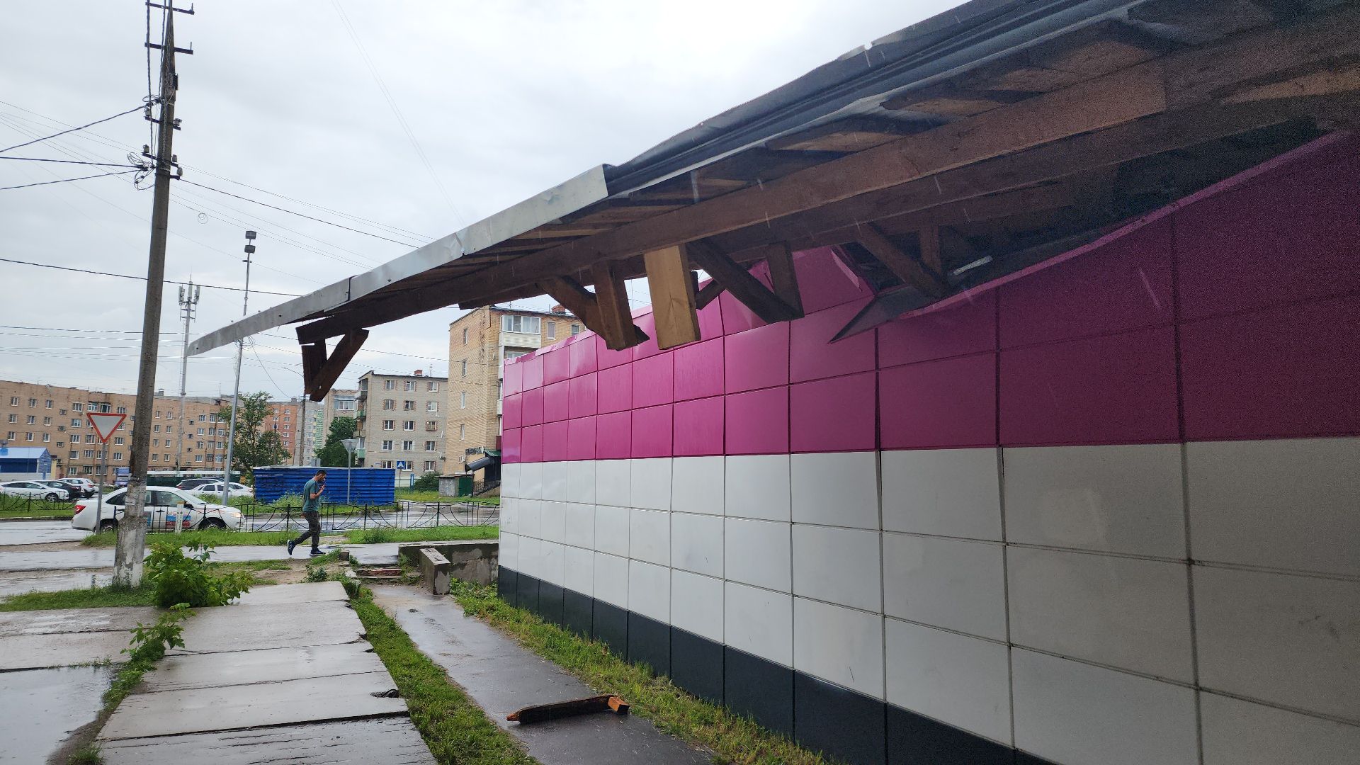 ЧП, шатура, тропический ливень, погода,