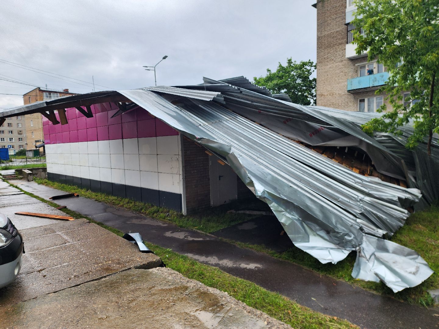 ЧП, шатура, тропический ливень, погода,