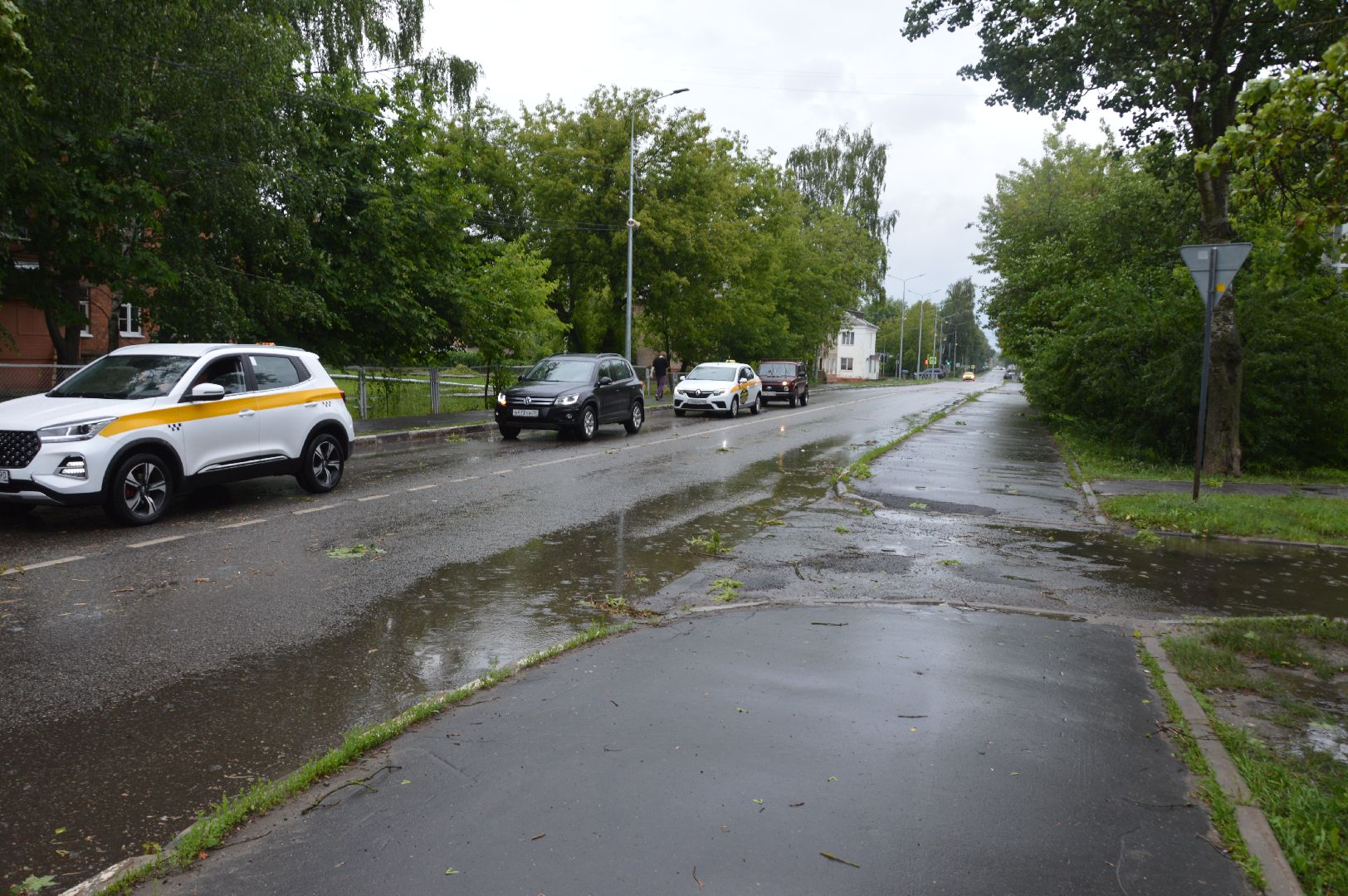 ЧП, шатура, тропический ливень, погода,