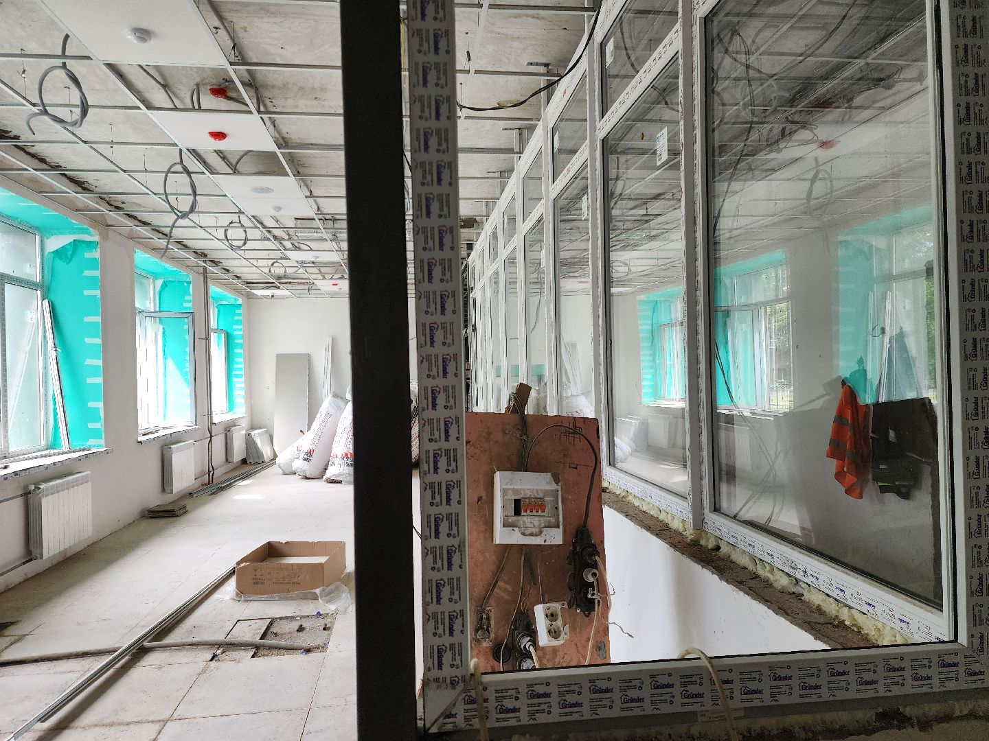 школа, ремонт, строительство, центр образования, ремонт школы, ногинск,