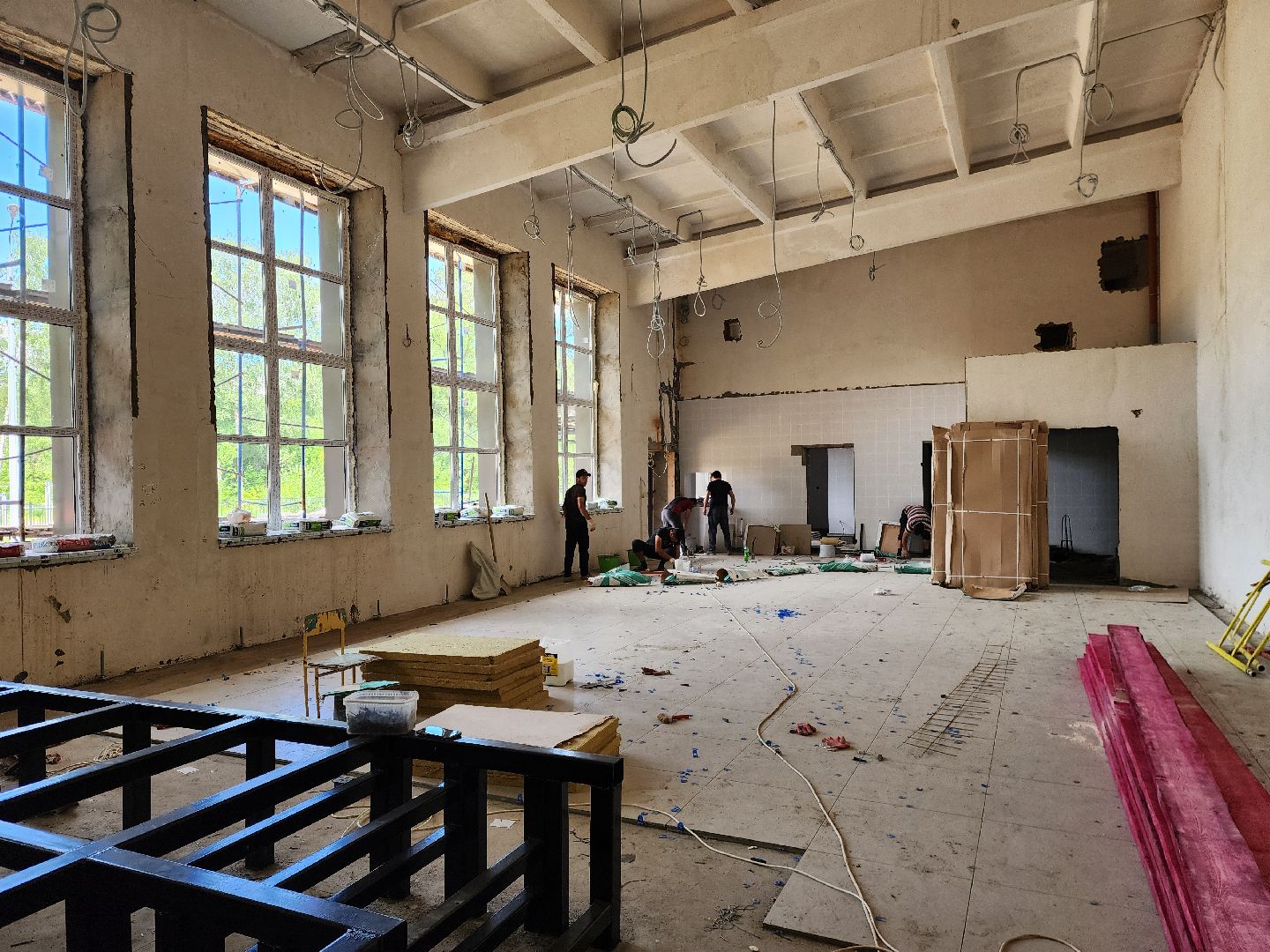 школа, ремонт, строительство, центр образования, ремонт школы, ногинск,