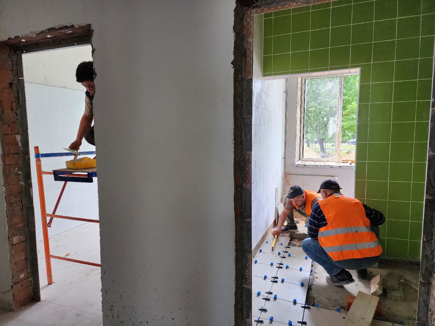 школа, ремонт, строительство, центр образования, ремонт школы, ногинск,