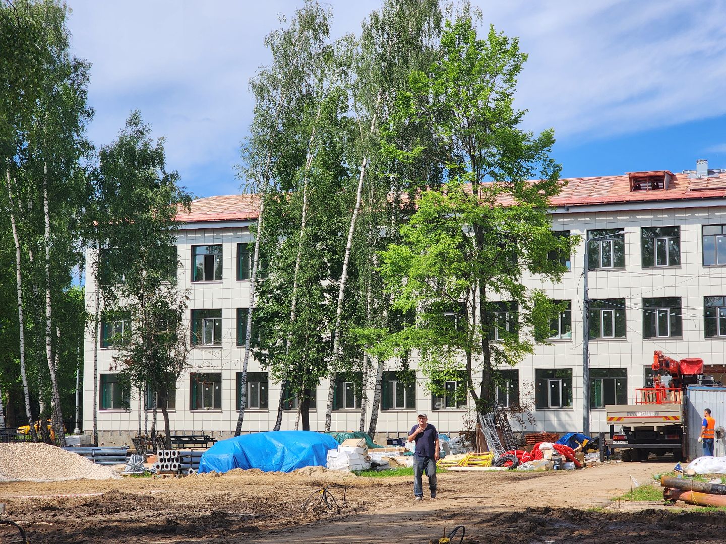 школа, ремонт, строительство, центр образования, ремонт школы, ногинск,