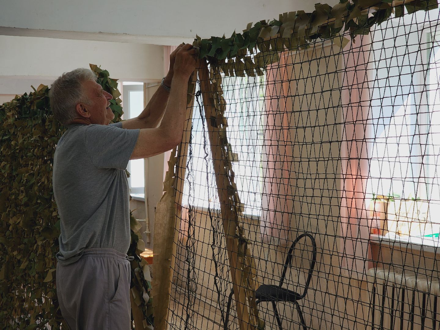 Егорьевск, маскировочная сеть, совет ветеранов, Подмсоковье, московская область,