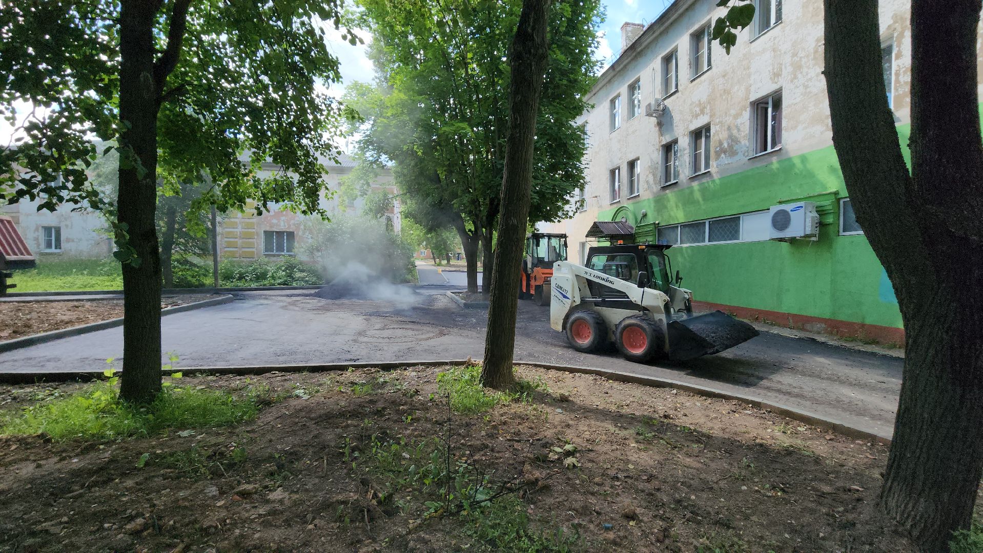 серпухов, асфальт, благоустройство, микр бумажной фабрики, улица дальняя,
