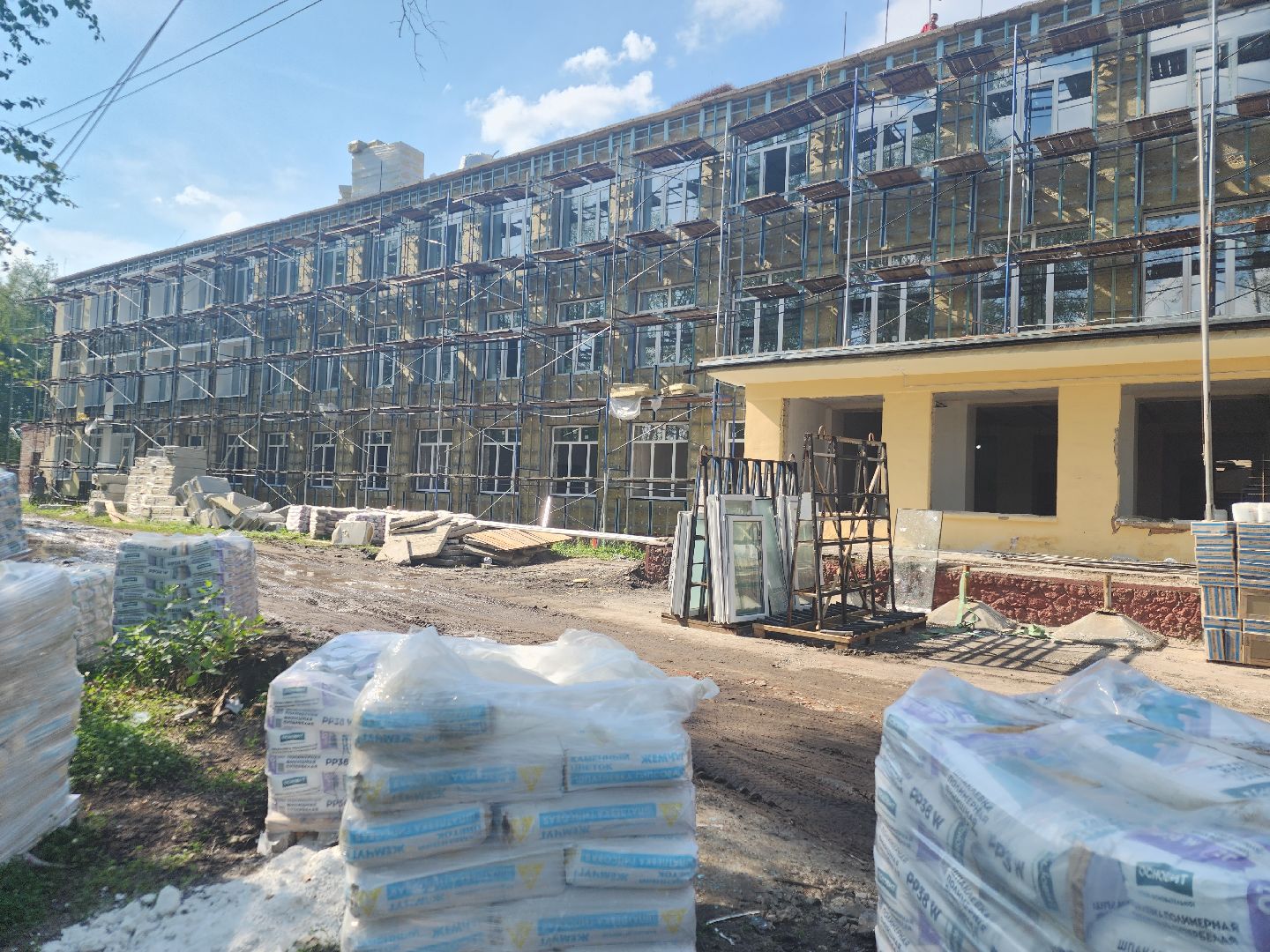 ремонт школ, Демиховский лицей, орехово-зуевский округ,